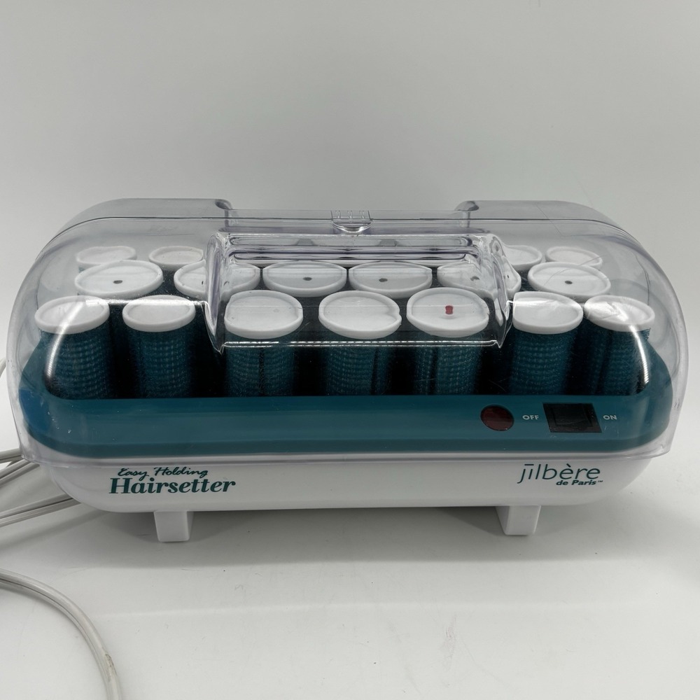 Jilbere De Paris Hot Rollers Curlers With Clips Easy Holding Large Hairsetter